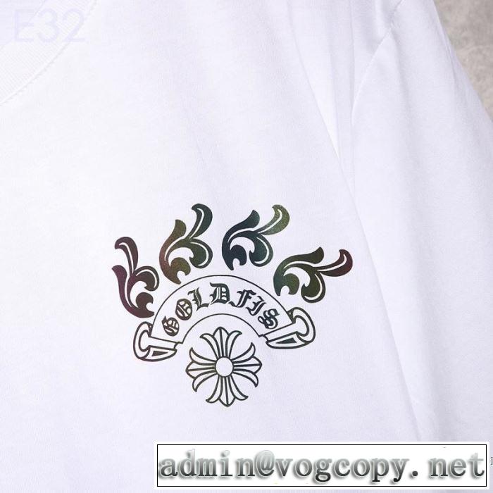 クロムハーツ CHROME HEARTS 半袖Tシャツ 2色可選 男女兼用 2019年最新ファッション 今期のトレンド定番アイテム