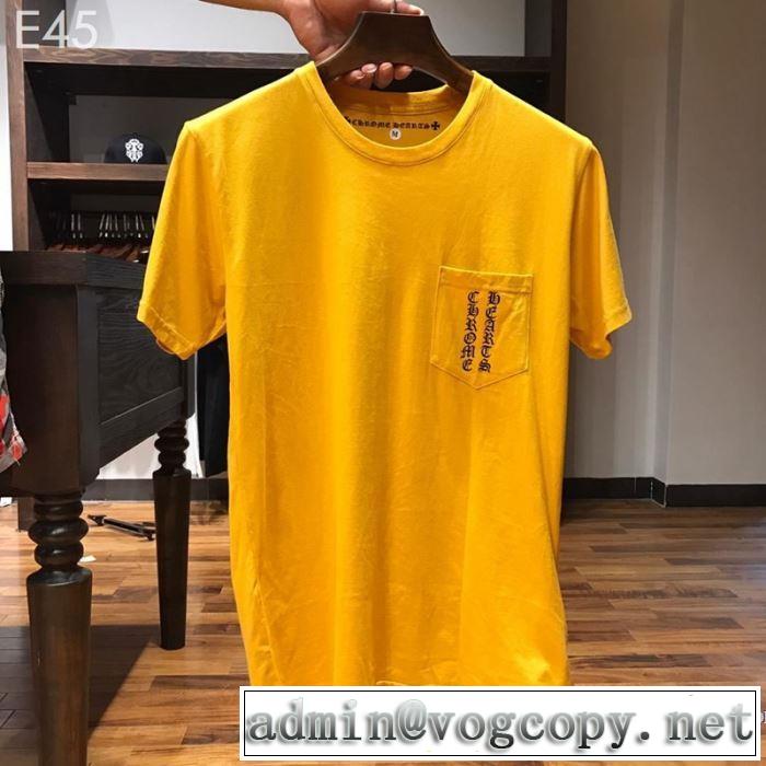 大人カジュアル夏ファッション2019 クロムハーツ CHROME HEARTS 半袖Tシャツ 男女兼用 特に夏は人気アイテム