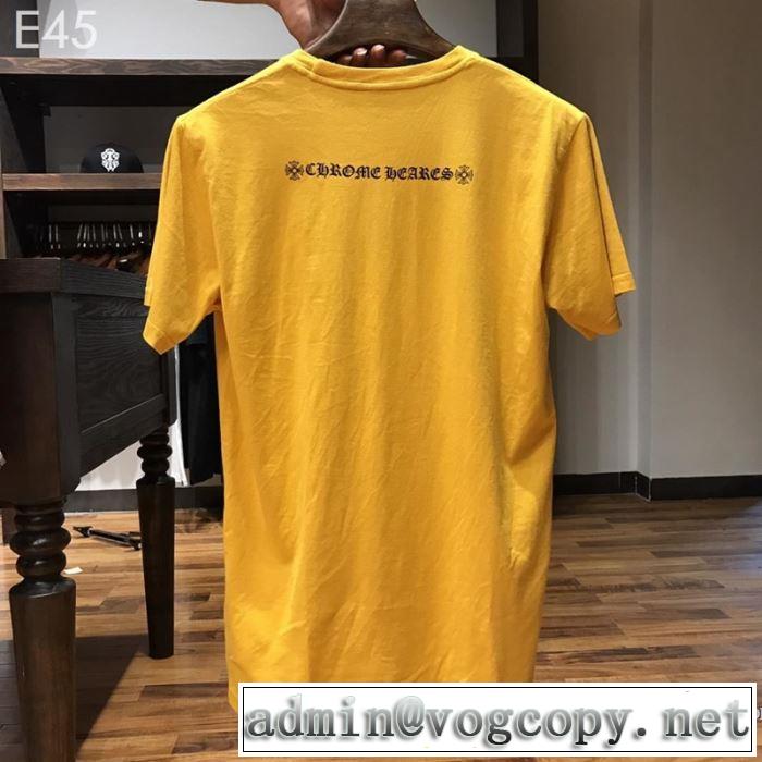 大人カジュアル夏ファッション2019 クロムハーツ CHROME HEARTS 半袖Tシャツ 男女兼用 特に夏は人気アイテム