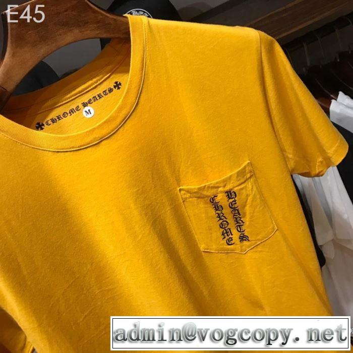 大人カジュアル夏ファッション2019 クロムハーツ CHROME HEARTS 半袖Tシャツ 男女兼用 特に夏は人気アイテム