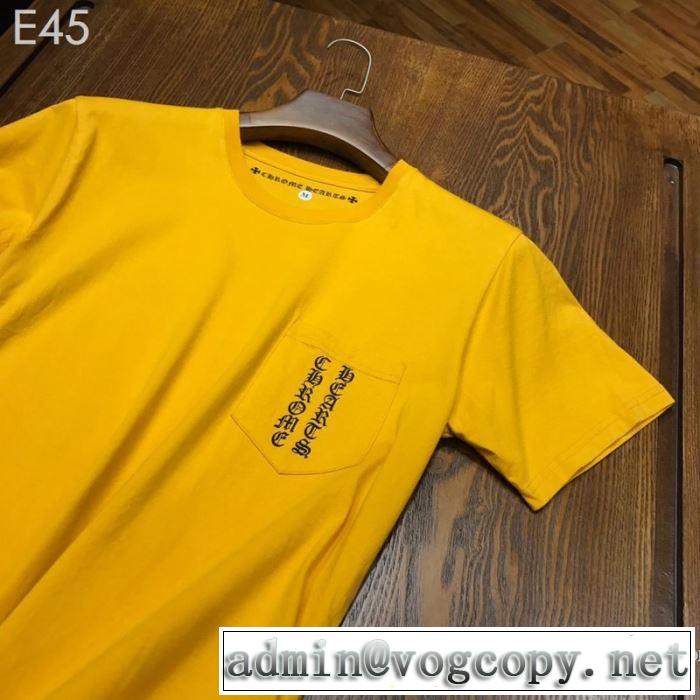 大人カジュアル夏ファッション2019 クロムハーツ CHROME HEARTS 半袖Tシャツ 男女兼用 特に夏は人気アイテム