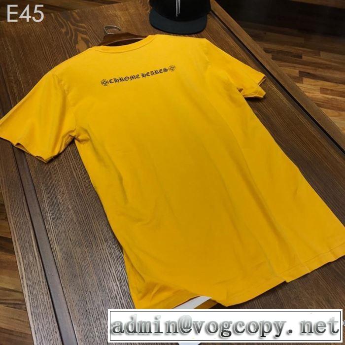 大人カジュアル夏ファッション2019 クロムハーツ CHROME HEARTS 半袖Tシャツ 男女兼用 特に夏は人気アイテム
