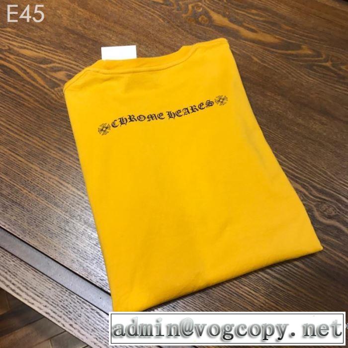 大人カジュアル夏ファッション2019 クロムハーツ CHROME HEARTS 半袖Tシャツ 男女兼用 特に夏は人気アイテム