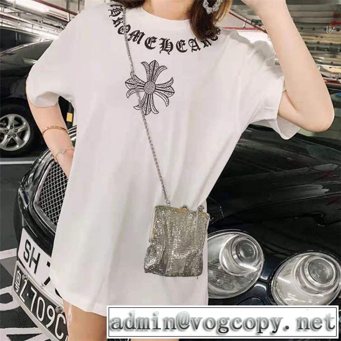 クロムハーツ CHROME HEARTS 半袖Tシャツ 2色可選 男女兼用 春夏らしい爽やかさ 2019春夏人気トレンドアイテム