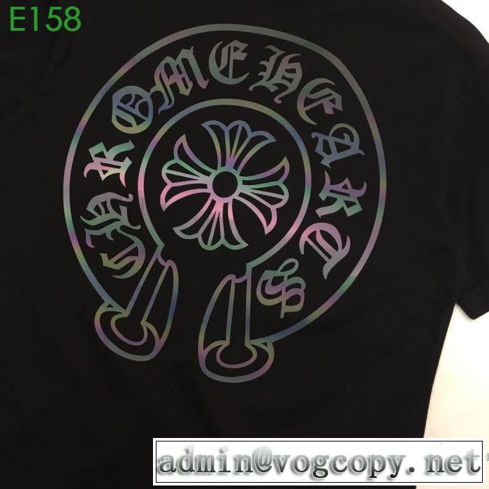 男女兼用 2色可選 【2019春夏】最新コレクション 今季のトレンド人気新作 クロムハーツ CHROME HEARTS 半袖Tシャツ