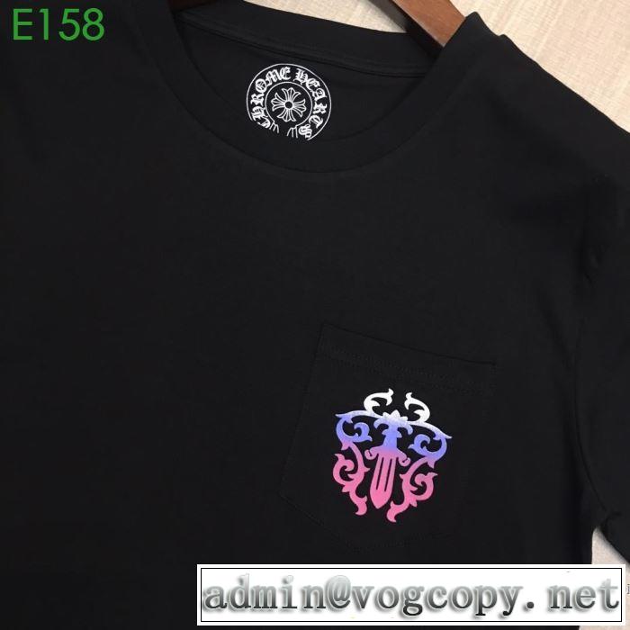 今シーズン人気のアイテム クロムハーツ CHROME HEARTS 半袖Tシャツ 2色可選  2019春夏も引き続き人気セール