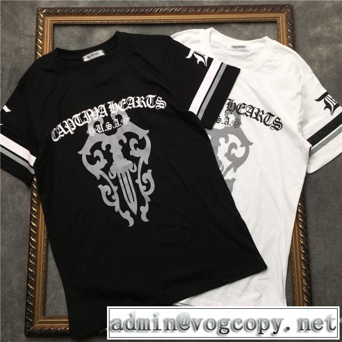 2色可選 男女兼用 クロムハーツ CHROME HEARTS 半袖Tシャツ  《2019年》今、注目のストリート この夏は注目新作