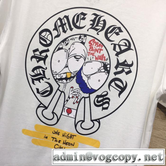 季節感をプラス人気商品 クロムハーツ CHROME HEARTS 半袖Tシャツ 2色可選 男女兼用 2019春夏は人気定番