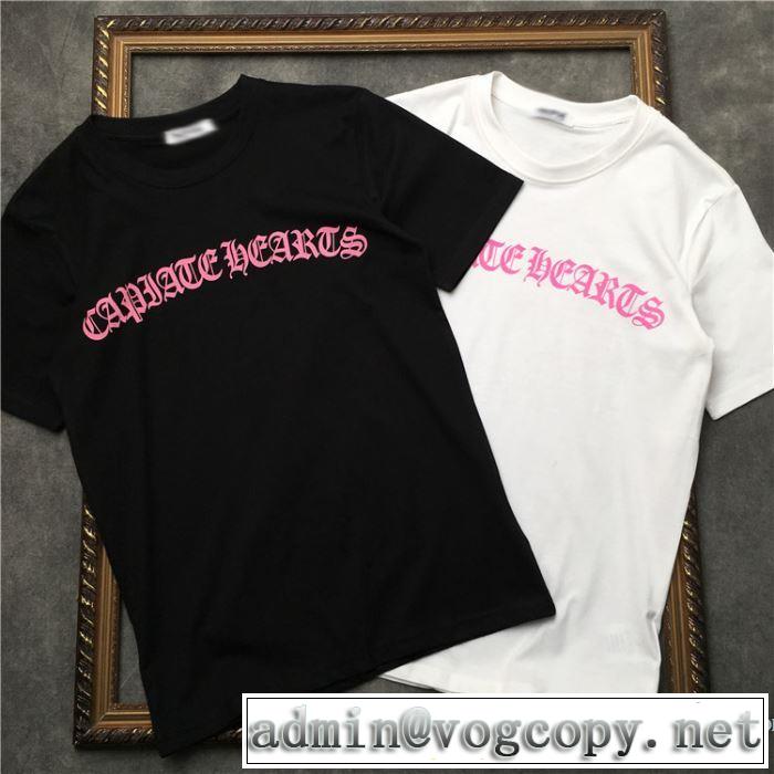ブランドの話題の新作も！ 2019年最新ファッション クロムハーツ CHROME HEARTS 半袖Tシャツ 2色可選 男女兼用