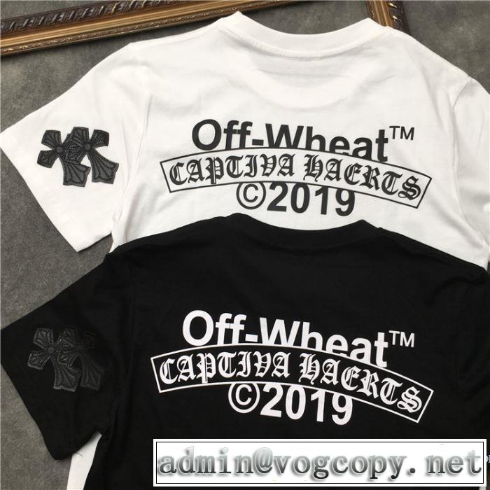 2色可選 男女兼用クロムハーツ CHROME HEARTS 半袖Tシャツ 《2019年》今、注目のストリート 海外セレブは大人気