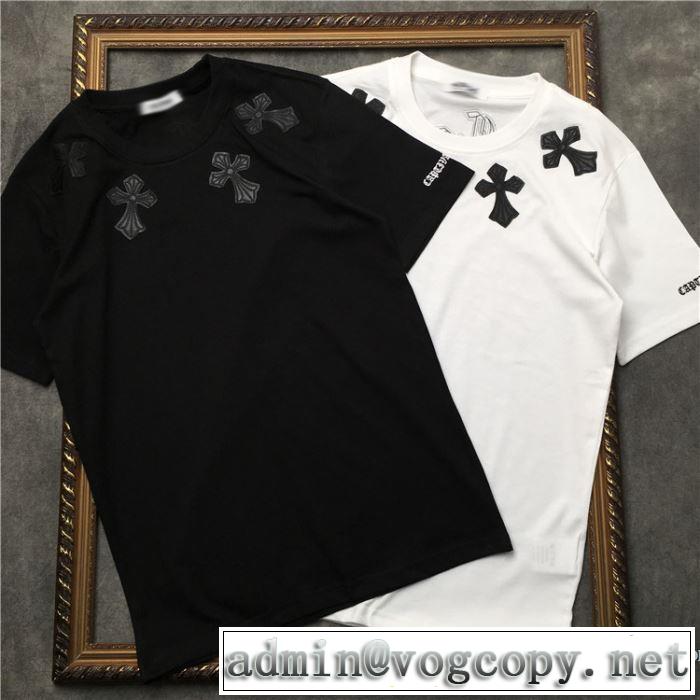 人気ストリートブランド新品 クロムハーツ CHROME HEARTS 半袖Tシャツ 2色可選 男女兼用 2019SSのトレンド商品