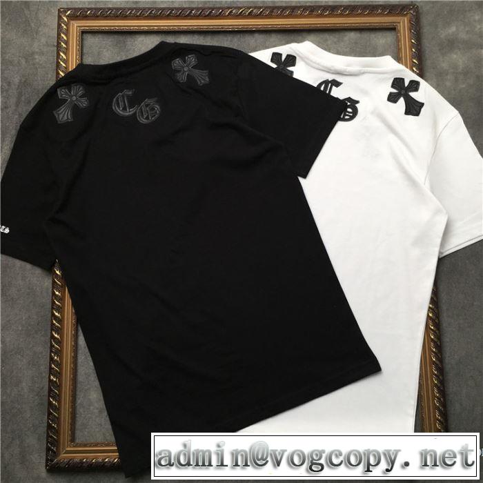 人気ストリートブランド新品 クロムハーツ CHROME HEARTS 半袖Tシャツ 2色可選 男女兼用 2019SSのトレンド商品