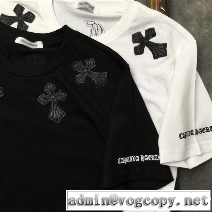 人気ストリートブランド新品 クロムハーツ CHROME HEARTS 半袖Tシャツ 2色可選 男女兼用 2019SSのトレンド商品