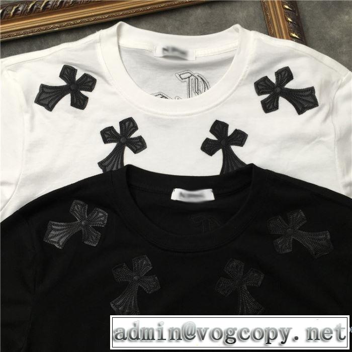 人気ストリートブランド新品 クロムハーツ CHROME HEARTS 半袖Tシャツ 2色可選 男女兼用 2019SSのトレンド商品