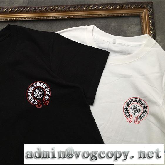 2019年春夏シーズンの人気 毎年トレンドアイテムが出る ロムハーツ CHROME HEARTS 半袖Tシャツ 2色可選 男女兼用