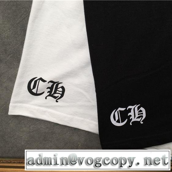2019年春夏シーズンの人気 毎年トレンドアイテムが出る ロムハーツ CHROME HEARTS 半袖Tシャツ 2色可選 男女兼用