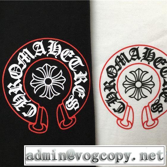 2019年春夏シーズンの人気 毎年トレンドアイテムが出る ロムハーツ CHROME HEARTS 半袖Tシャツ 2色可選 男女兼用