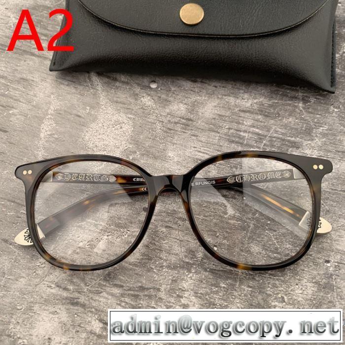 クロムハーツ CHROME HEARTS 眼鏡 2色可選 2019春夏も引き続きトレンド 春夏のトレンドアイテム