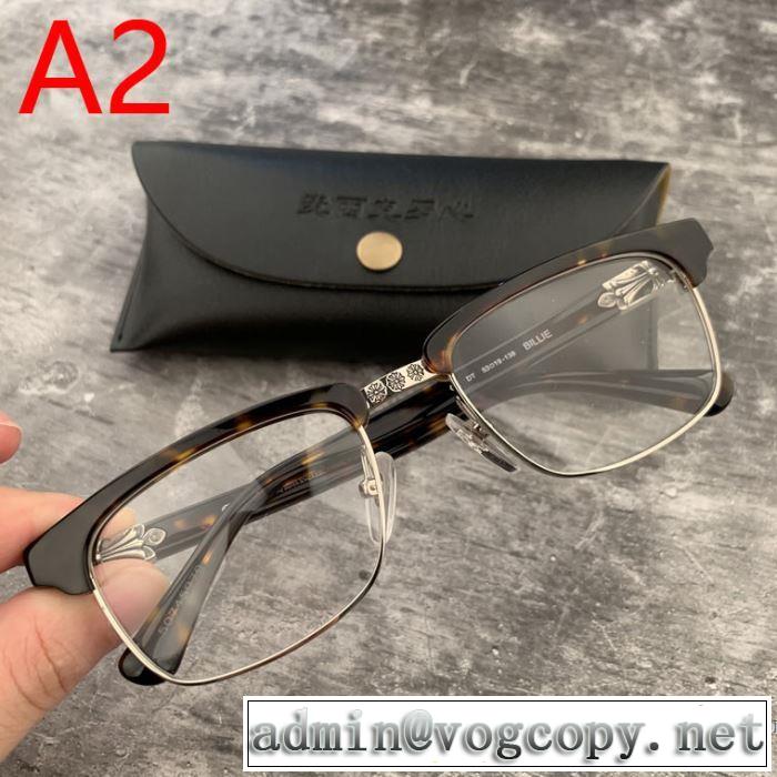 【2019春夏】最新コレクション 今っぽく新作アイテム クロムハーツ CHROME HEARTS 眼鏡 3色可選