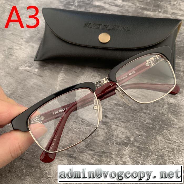 【2019春夏】最新コレクション 今っぽく新作アイテム クロムハーツ CHROME HEARTS 眼鏡 3色可選