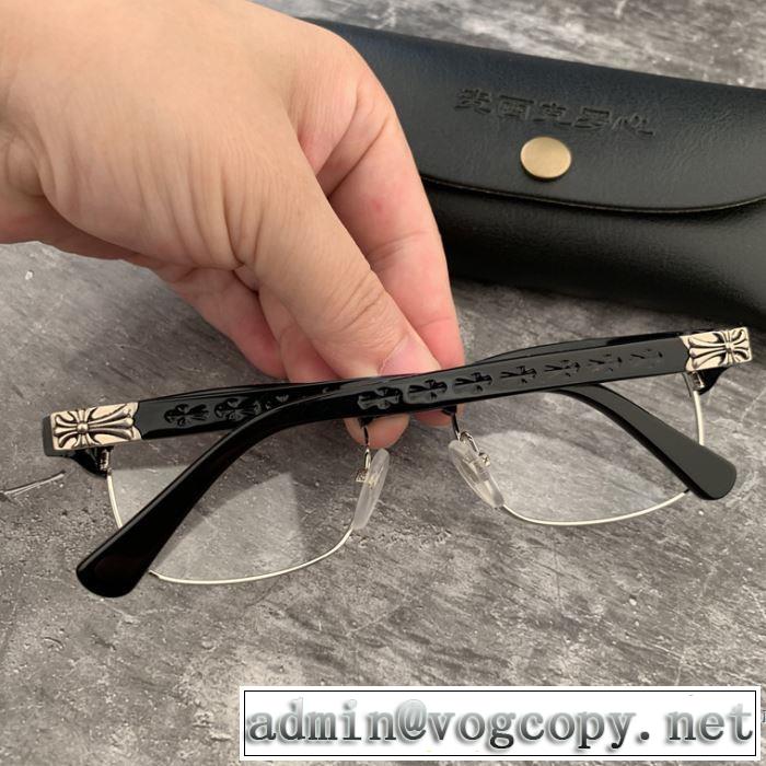 【2019春夏】最新コレクション 今っぽく新作アイテム クロムハーツ CHROME HEARTS 眼鏡 3色可選
