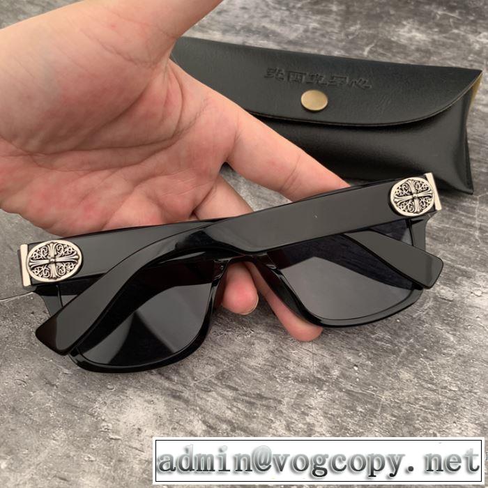 まずは定番！人気アイテム クロムハーツ CHROME HEARTS サングラス 4色可選 お洒落トレンド人気