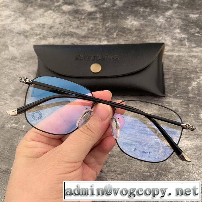 2019年最新ファッション 春夏シンプルファッションでOK！ クロムハーツ CHROME HEARTS 眼鏡 3色可選
