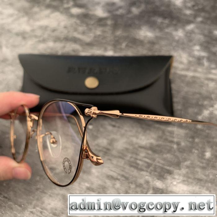 3色可選 眼鏡 2019夏ファション新品 今季トレンドの限定アイテム クロムハーツ CHROME HEARTS