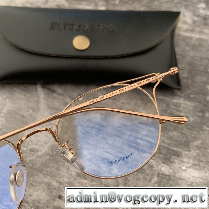 3色可選 眼鏡 2019夏ファション新品 今季トレンドの限定アイテム クロムハーツ CHROME HEARTS
