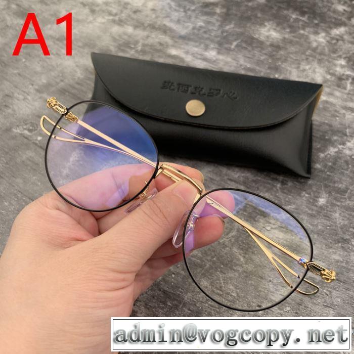クロムハーツ CHROME HEARTS 眼鏡 3色可選 2019年春夏のトレンドアイテム 夏らしい爽やかさ