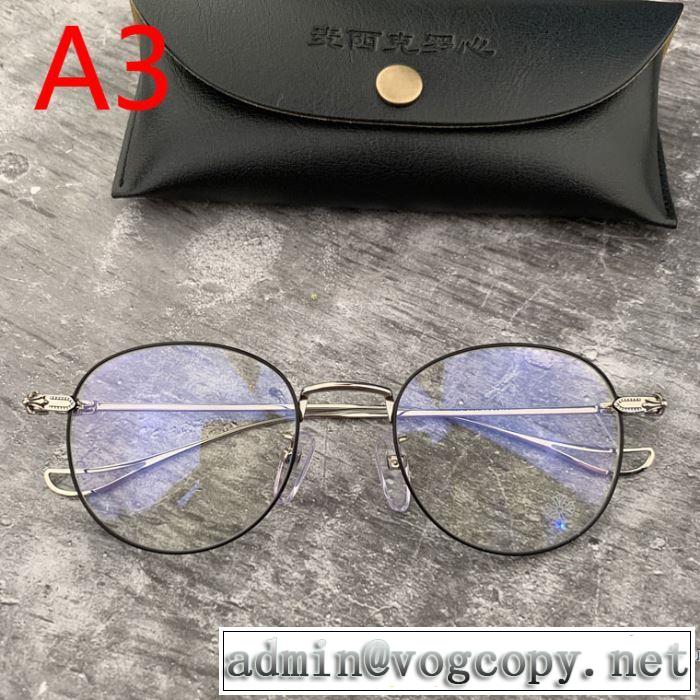 クロムハーツ CHROME HEARTS 眼鏡 3色可選 2019年春夏のトレンドアイテム 夏らしい爽やかさ