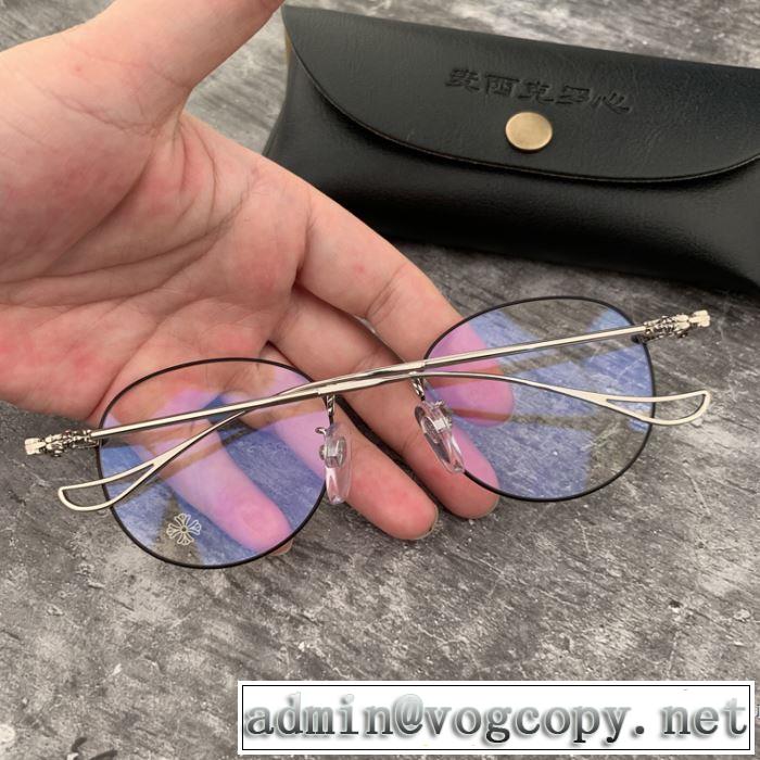 クロムハーツ CHROME HEARTS 眼鏡 3色可選 2019年春夏のトレンドアイテム 夏らしい爽やかさ