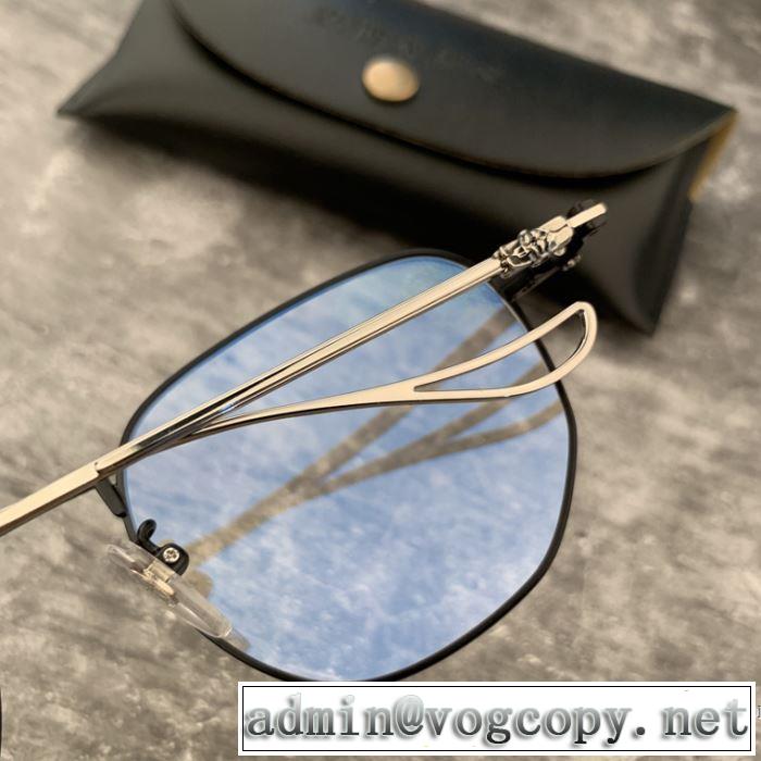 2019春夏の大注目トレンド まずは定番！人気アイテム クロムハーツ CHROME HEARTS 眼鏡 2色可選