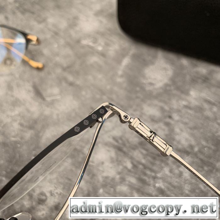 今期注目のブランドトレンド 2019年春夏シーズンの人気 クロムハーツ CHROME HEARTS 眼鏡 2色可選