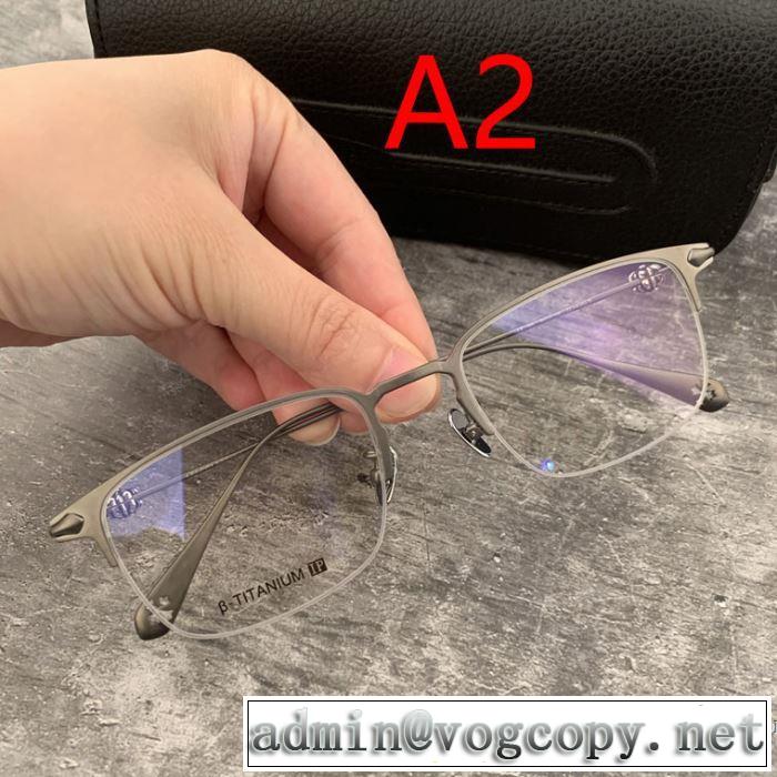 クロムハーツ CHROME HEARTS 眼鏡 4色可選 2019夏ファション新品 目を引く春夏トップス