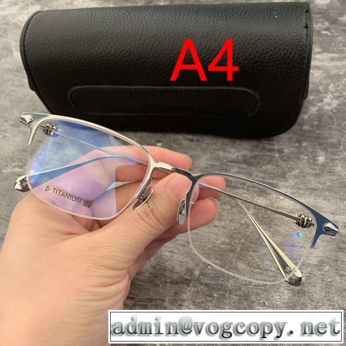クロムハーツ CHROME HEARTS 眼鏡 4色可選 2019夏ファション新品 目を引く春夏トップス