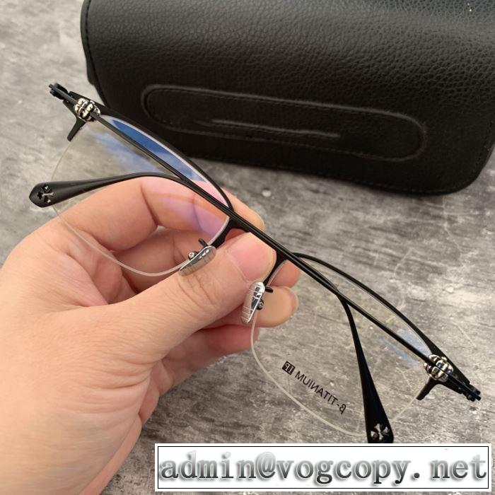 クロムハーツ CHROME HEARTS 眼鏡 4色可選 2019夏ファション新品 目を引く春夏トップス