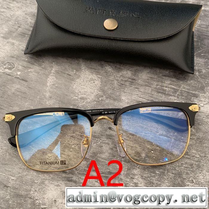 夏先に大活躍する 【2019春夏】最新コレクション クロムハーツ CHROME HEARTS 眼鏡 多色可選