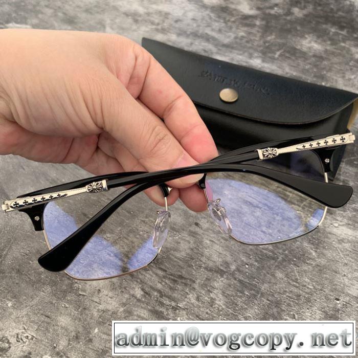 夏先に大活躍する 【2019春夏】最新コレクション クロムハーツ CHROME HEARTS 眼鏡 多色可選