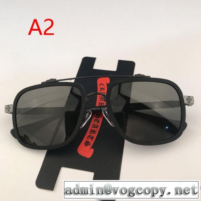 サングラス 4色可選 人気ストリートブランド新品 春夏の流行り2019新品 クロムハーツ CHROME HEARTS