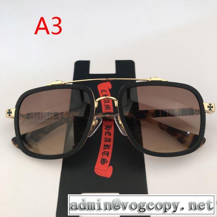 サングラス 4色可選 人気ストリートブランド新品 春夏の流行り2019新品 クロムハーツ CHROME HEARTS