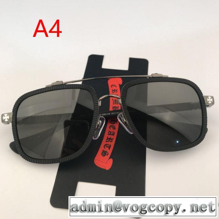 サングラス 4色可選 人気ストリートブランド新品 春夏の流行り2019新品 クロムハーツ CHROME HEARTS