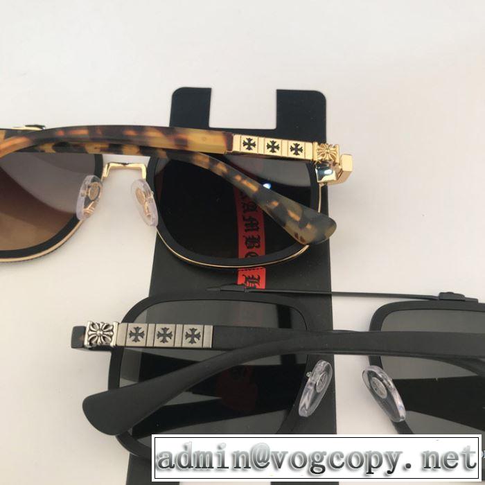 サングラス 4色可選 人気ストリートブランド新品 春夏の流行り2019新品 クロムハーツ CHROME HEARTS