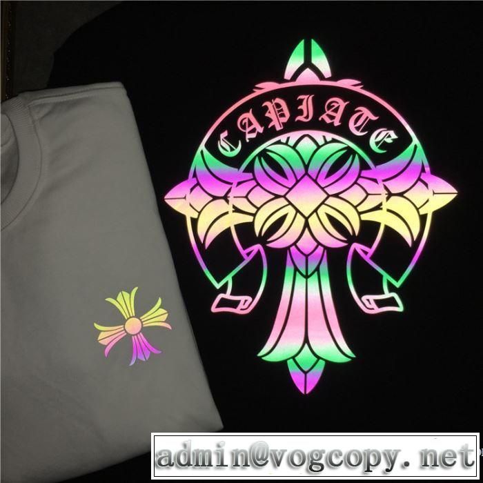 2019年春夏のトレンドアイテム クロムハーツ CHROME HEARTS 長袖Tシャツ 2色可選 抜け感のある夏着物