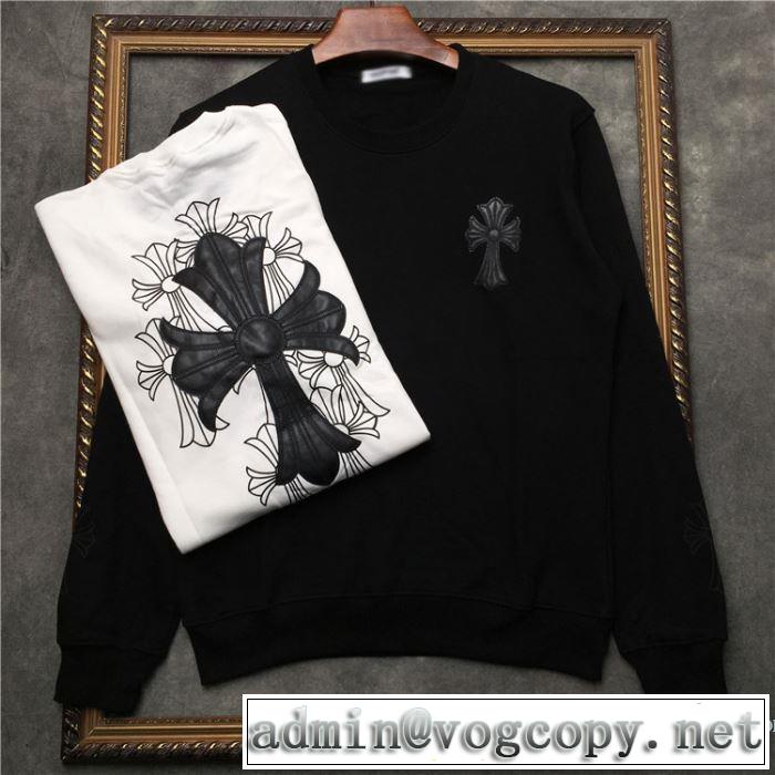 2019即旬な装いに 定番のスタイル春夏限定 クロムハーツ CHROME HEARTS 長袖Tシャツ 2色可選 男女兼用