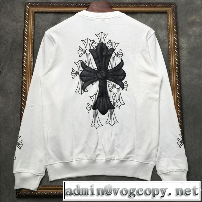 2019即旬な装いに 定番のスタイル春夏限定 クロムハーツ CHROME HEARTS 長袖Tシャツ 2色可選 男女兼用