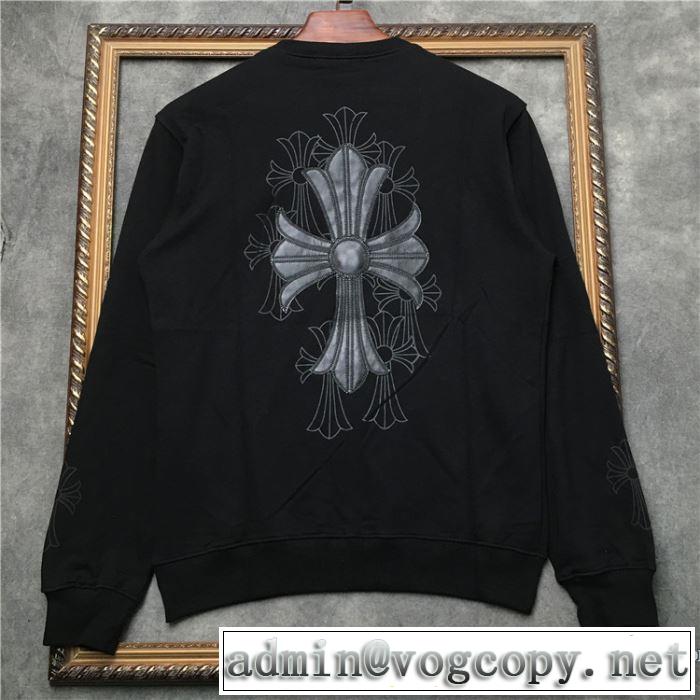 2019即旬な装いに 定番のスタイル春夏限定 クロムハーツ CHROME HEARTS 長袖Tシャツ 2色可選 男女兼用