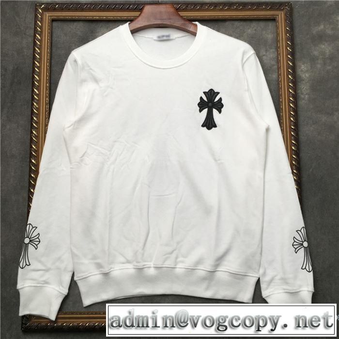 2019即旬な装いに 定番のスタイル春夏限定 クロムハーツ CHROME HEARTS 長袖Tシャツ 2色可選 男女兼用