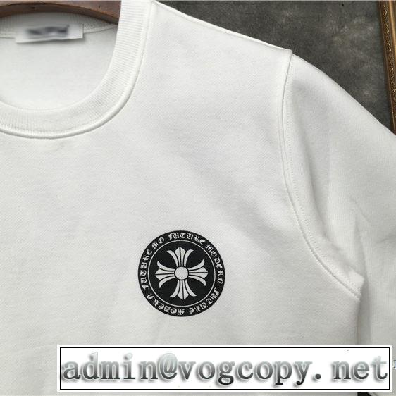 男女兼用 2色可選 【2019年】夏のファッション 着るだけで上品なスタイル クロムハーツ CHROME HEARTS 長袖Tシャツ