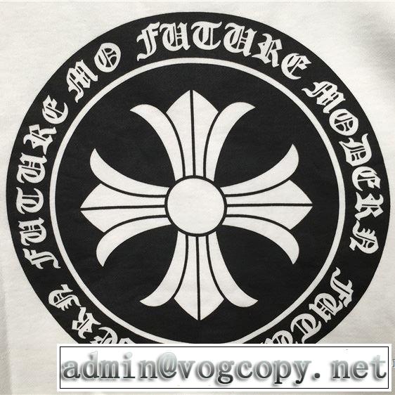 男女兼用 2色可選 【2019年】夏のファッション 着るだけで上品なスタイル クロムハーツ CHROME HEARTS 長袖Tシャツ
